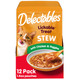 Hartz Delectables Stew Lickable Wet Cat Treats For Adult & Senior Cats Variety Pack 1.4 Ounce (Pack Of 12)