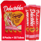 Hartz Delectables Squeeze Up Interactive Lickable Wet Cat Treats For Adult & Senior Cats Tuna & Salmon 4 Count(Pack Of 8)