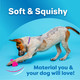 Hartz Duraplay Bone Squeaky Latex Dog Toy For Medium Breeds 3 Pack
