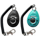 Hoaooo Pet Training Clicker With Wrist Strap - Dog Training Clickers ( Black + Blue)