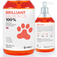 Hofseth Biocare Brilliant Norwegian Salmon Oil For Dogs Cats Horse Ferret - Pure Omega 3 6 & 9 Fish Oil Food Treats Supplement For Natural Coat Immune Support Itchy Skin Joint & Brain Health - 2X16.9 Oz