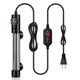 Hygger 150W Submersible Aquarium Heater With Digital Temperature Controller Mini Fish Tank Heater For 20 30 Gallon Tanks Overheat & Out-Of-Water Protection Freshwater & Saltwater