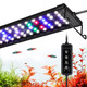 Hygger Led Aquarium Light With Timer 15W Full Spectrum Fish Tank Plant Growth Lamp 24 H Remote Control Adjustable Brightness & 10 Colors Extendable Bracket Power-Off Memory Fits 12-18 Inch Tank
