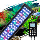 Hygger 24W Led Aquarium Light 24/7 & Diy Mode Fish Tank Light With Lcd Timer 18-24In Full Spectrum Aquarium Plant Lights Adjustable Brightness Memory Function Extendable Bracket For Freshwater