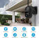 wansview Security Camera Outdoor, 1080P Pan-Tilt 360° Surveillance Waterproof WiFi Camera, Night Vision, 2-Way Audio, Smart Siren, SD Card Storage& Cloud Storage,Works with Alexa W9 (with RJ45 Port) wansview Security Camera Outdoor, 1080P Pan-Tilt 360° Surveillance Waterproof WiFi Camera, Night Vision, 2-Way Audio, Smart Siren, SD Card Storage& Cloud Storage,Works with Alexa W9 (with RJ45 Port)