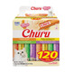 Inaba Churu Cat Treats Lickable Squeezable Creamy Pur E With Vitamin E 0.5 Ounces Per Tube 120 Tubes Total Chicken Variety