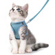 Jieffifa Cat Harness And Leash Set - Adjustable Soft Vest Reflective Step-In Design For Safe Walking (Pink)