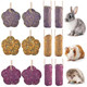 Jorewood Rabbit Chew Toys Bunny Cage Hanging Toy And Treats Rattan Ring With Snacks For Rodent Pets Teeth Healthy