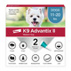 K9 Advantix Ii Medium Dog Vet-Recommended Flea Tick & Mosquito Treatment & Prevention Dogs 11-20 Lbs. 2-Mo Supply