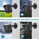 Camera Mount for Blink Outdoor 4 (4th Gen) , Weatherproof Protective Housing and 360 Degree Adjustable Mount with Blink Sync Module 2 Mount for Blink Outdoor (4th & 3rd Gen) Camera (Black, 3 Pack) Camera Mount for Blink Outdoor 4 (4th Gen) , Weatherproof Protective Housing and 360 Degree Adjustable Mount with Blink Sync Module 2 Mount for Blink Outdoor (4th & 3rd Gen) Camera (Black, 3 Pack)