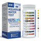 Keaslyfl Aquarium Test Strips100 Strips 9 In1 Saltwater And Freshwater Aquarium Test Kit For AquariumPond And Fish TankTesting CarbonateAlkalinityPhHardness ChlorineNitrateNitriteCopper And Iron.