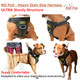 Knk Heavy Duty Dog Harness For Pitbulls Bullies And Large Breeds - No Pull Ultra Durable Soft Padded Chest Metal Leash Attachment