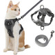 Kodervo Cat Harness And Leash Reflective Cat Harness Escape Proof For Walking Adjustable Kitten Harness And Leash Set 4 Buckles Easy Control Breathable Cat Vest Harness For All Types Of Cats