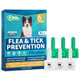 Lerqua Flea And Tick Prevention For Medium Dogs 6-Month Supply Dog Flea And Tick Treatment Drops Topical Fast-Acting Dog Treatment For Medium Dogs Up To 23 To 44 Lbs