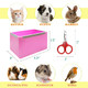 Llspet Food And Water Bowl For Hamster/Rabbit/Chinchilla/Guinea Pig Other Small PetsRabbit Guinea Pig Hay FeederMade From Non-Toxic Bpa Plastic And Minimizing Waste And Mess