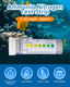 Lohand 0-20 Ppm Ammonia Test Strip Contains 6Ml Activator 100Strips Accurate Readings Professional Ammonia Test Kit For Fish Tanks Ponds Aquaculture Freshwater Aquarium