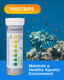 Lohand 0-20 Ppm Ammonia Test Strip Contains 6Ml Activator 100Strips Accurate Readings Professional Ammonia Test Kit For Fish Tanks Ponds Aquaculture Freshwater Aquarium