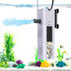 Lounginglife 132 Gph 4-In-1 Aquarium Filter 10-40 Gallon Fish Tank Filters Filtration And Oxygenation Filter For Fish Tank With Biochemical Cotton Multi-Functional Turtle Tank Filter(7 W)