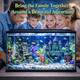 Mechpia 13 Pieces Aquarium Decorations Kit Fish Tank Decorations Set Small Resin Castle And Rockery Betta Fish Cave Hideout Coral Artificial Plastic Plants Ornament Accessories