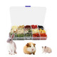 Minrzpet Bunny Treats Treat Box With 15 Kind Of Snacks For Rabbit Hamster Chinchilla Guinea Pig And Other Small Pets Chinchilla Treats Hamster Treat