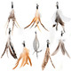 Miwoowim Cat Toys Interactive For Indoor Cats 2Pcs Ultra-Long Teaser(50"+38")+9Pcs Da Bird Feather Refills Fishing Pole ToyRetractable Cat Wand Toy And Feather Toys Refills Attachment Replacement