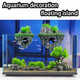 Mwyzgmold Aquarium Floating Island DecorationsFish Tank Decorations Interactive Fish Tank Toy For Betta Fish Guppies Goldfish Shrimps And Hermit Crabs