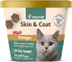 Naturvet Skin & Coat Plus Omegas For Cats 60 Soft Chews Supports Healthy Skin & Glossy Coat Enhanced With Omega-3 Omega-6 & Biotin 30 Day Supply