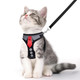Ncmama Cat Harness And Leash Set For Walking Escape Proof Soft Adjustable Kitten Harness Breathable Mesh With Reflective Strips Harness For Kitty Puppy Bunny(BlackXs)