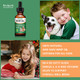 Nexaline Hemp Oil For Dogs Cats - 2 Pack 1500Mg - Separation Anxiety Joint Pain Stress Relief Arthritis Seizures Calming Dog Treats - Organic Hemp Seed Oil Extract