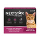 Nextstar Flea And Tick Prevention For Cats Repellent And Control Fast Acting Waterproof Topical Drops Flea Prevention For Cats Over 3.5 Lbs 1 Month Dose
