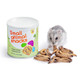 Niteangel Small Animal Snack & Treats - Small Critter Natural Treat For Dwarf Syrian Hamsters Gerbils Mice Sugar Glider Hedgehogs Chickens Birds (Ze-Dried Worms- 1.4Oz (40G))