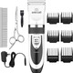 Oneisall Dog Clipper Low Noise Dog Grooming Kit With Rechargeable Pet Shaver Cordless Electric Quiet Hair Clipper Set For Dogs Cats Pets Gold