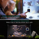 Oria Digital Aquarium Thermometer Stick-On Led Fish Tank Thermometer Mini Aquarium Thermometer With 0.18 F Accuracy Touch Button Battery For Fish Reptile Axolotl Salt/Fresh Water