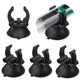 Pawfly 12 Pack Aquarium Heater Suction Cups Suckers With 0.95 Inch Clips Black Standard Heating Rod Holders Clamps For Fish Tanks (Not For Airline Tubing) 1.3 Inch