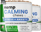 Pawsential Advanced Hemp Calming Chews For Dogs - Dog Calming Chews - 120 Anxiety Relief Treats - Hemp Oil - Dog Calming Treats - Sleep Calming Aid - Calming Hemp Treats For Joint Health