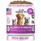 Pawzitive Pets Probiotics For Dogs Digestive Health - Probiotic Chews For Gut Health Itchy Skin Yeast Diarrhea - Usa Product - Immune Support Supplement - Dog Digestive Support & Allergy Relief Chews With Enzymes