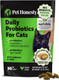 Pet Honesty Cat Probiotics Gut + Immune Health Chews Crunchy & Creamy Cat Treats For Digestive Health Gut Flora & Constipation Relief Supports Immunity Regularity & Healthy Digestion 30-Day Supply Chicken