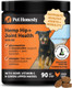 Pet Honesty Hemp Hip & Joint Supplement For Dogs - Hemp Oil & Powder - Glucosamine Chondroitin For Dogs Turmeric Msm Green-Lipped Mussel Supports Mobility May Reduce Discomfort (Duck)