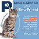 Petultimates Pet Ultimates Probiotics For Cats 20-Species Cat Probiotic Powder To Treat Diarrhea Vomiting Digestive Support & Cat Antibiotics Recovery Cat Health Supplies (44 Gr)