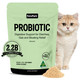 Petz Park Probiotic For Cats & Kittens - Cat Probiotic Powder For Hairball Prevention Digestive Support Immune Health Prebiotics And Diarrhea Relief - Suitable For Indoor Cats & Kittens - 60 Scoops