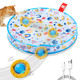 Potaroma Interactive Cat Toys Fast Moving Ball In Play Mat Automatic Motion Activated Ball Hide And Seek For Indoor Exercise Kicker Animal Squeaky 28 Inch Mat