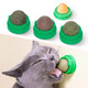 Potaroma Catnip Toys Balls 4 Pcs Extra Cat Energy Ball Edible Kitten Silvervine Toys For Cats Lick Healthy Kitty Teeth Cleaning Dental Chew Toys Cat Wall Treats (Green)