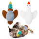 Potaroma Birds Cat Toys 2 Pack Catnip Toys Soft Durable Crinkle Sound Kicker Toys For Interactive Indoor Kitten Exercise 6.5 Inches For All Breeds
