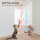 Potaroma Hanging Fluffy Cat Catnip Ball Toys 3 Pcs With Bell Interactive Cat Teaser Retractable Toys Indoor Kitten Play Chase Exercise Physical Stimulation