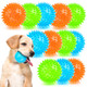 Puptily 2 Different Functions Interactive Ball For Dogs 2.5 Squeaky Dog Balls Toys And Puppy Teething Chew Toy Balls For Small Dogs For Clean Teeth And Training 5Pcs