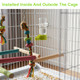 Qfwdfctrenz Bird Water Dispenser For Cage Automatic Bird Cage Water Dispenser 2Pcs 4.73 Fl Oz Birds Water Feeder For Cages Plastic No Mess Suspended Birds Bottle No Drip For Budgie Conure Lovebirds Cockatiel