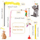 Quozuo Cat Toys Kitten Toys Assortments 32 Packs Interactive Cat Toy Variety Pack For Kitty Cat Wand Toy Cat Crinkle Balls Bell Balls With Bells Cat Spring Toy Catnip Toys For Indoor Cats Kitten
