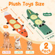 Qwyxzz 2 Pack Dog Toys For Aggressive Chewers - Interactive Dog Toys Interactive Puppy Dog Chew Toys With Squeaker & No Stuffing Dog Puzzle Toy (Suitable For Small And Medium Dogs)