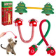 Retro Shaw Catnip Toys Crochet Mice Cat Toys 3 Pcs Durable Yarn Cat Mouse Toys For Indoor Cats Stuffed With Natural Catnip & Silvervine Blend Handmade Interactive Kitten Chew Toy For Teeth Cleaning