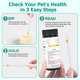 Saysummer Urine Test Strips For Dogs Cats - 100 Counts Urinalysis Test Strips For Pets 3 In 1 Testing Uti Leukocytes Ph Nitrite And More Dog Cat Uti Test Kit For Pets